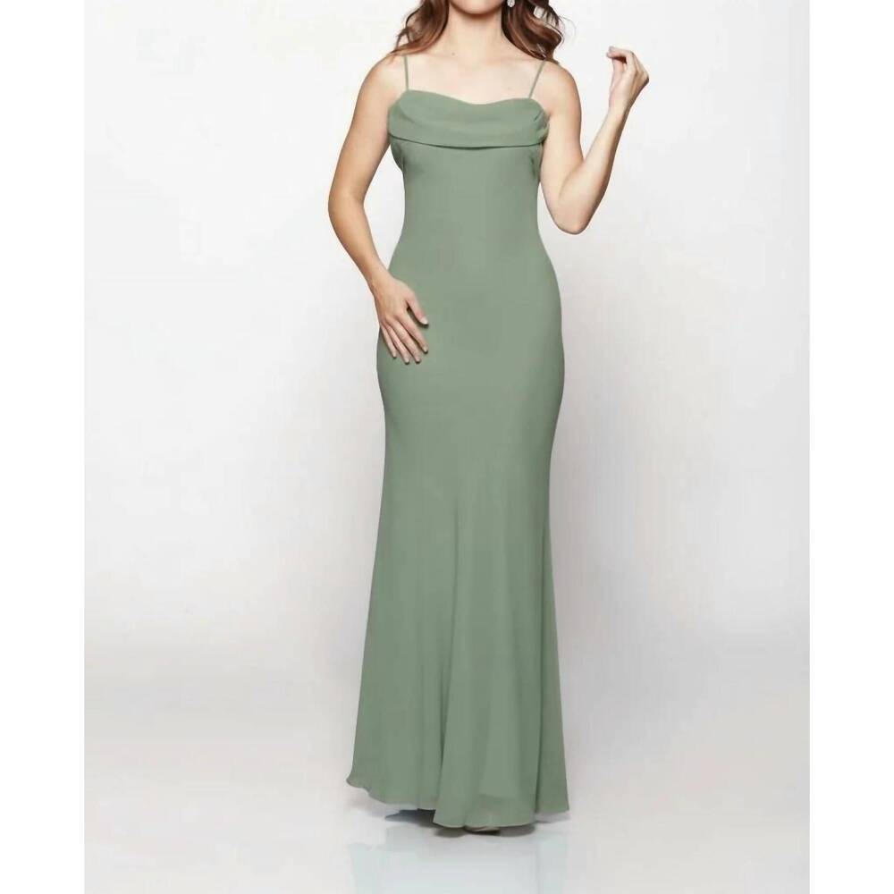 NEW LAST DRESS flowing muse gown in sage